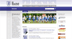 Desktop Screenshot of blau-weiss-dahlewitz.de